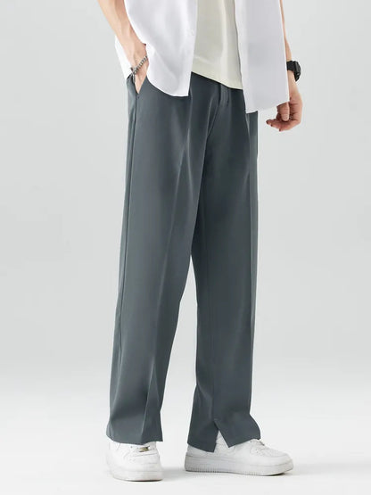Image of Brent | Men's Wide Leg Chino Trousers
