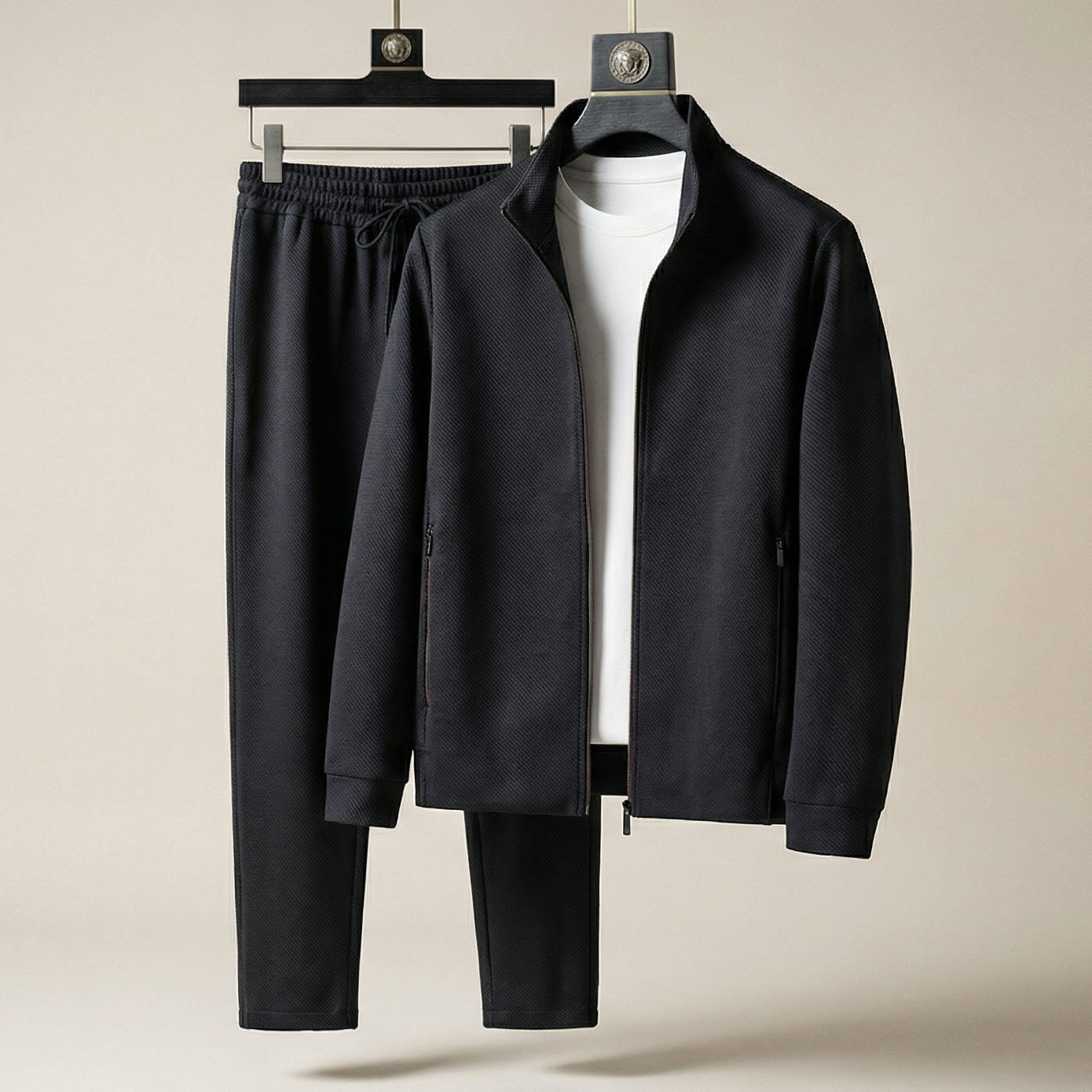 Image of Brent | Men's Zip-Up Tracksuit Set