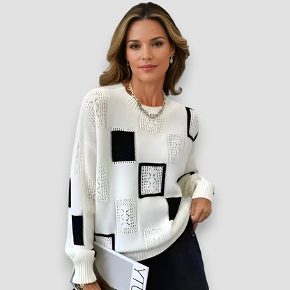 Elegant Women's Square Sweater - Vonnera