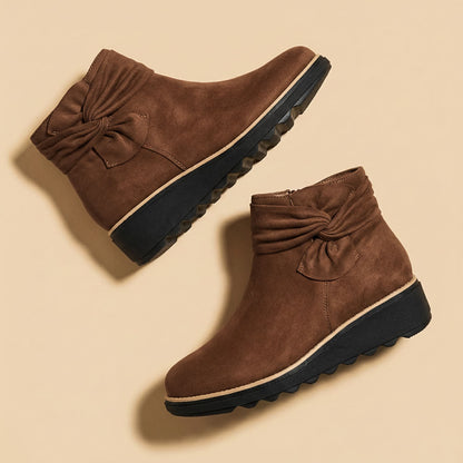 Penelope Suede Bow Boots