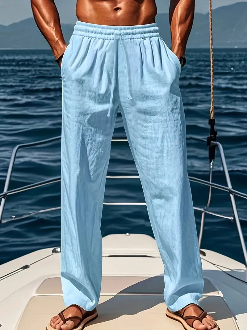 Image of Bruce | Men's Drawstring Loose Fit Pants