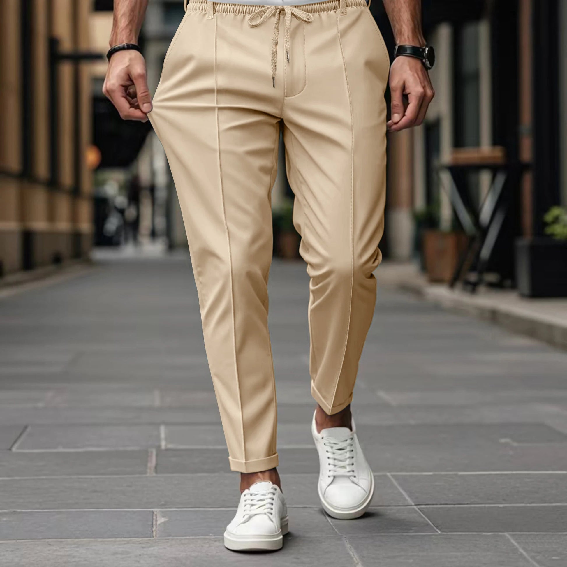 Bruce | Men's Drawstring Dress Pants - Image 2
