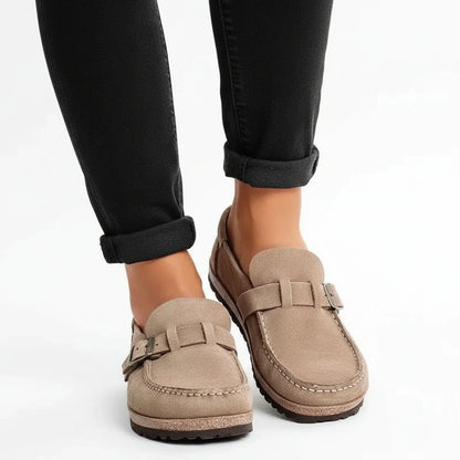 Women's Mule Shoes Buckle Detail - Vonnera