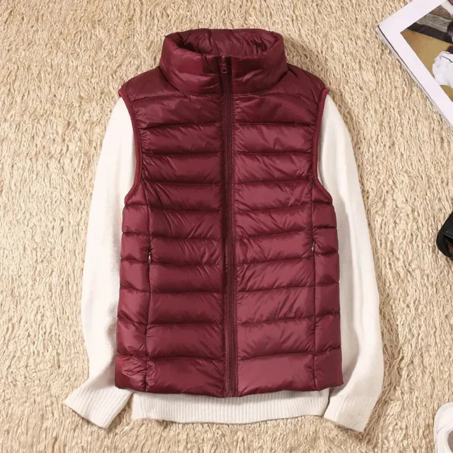 Women's Windbreaker Body Warmer Zip Up