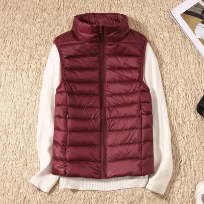 Women's Windbreaker Body Warmer Zip Up