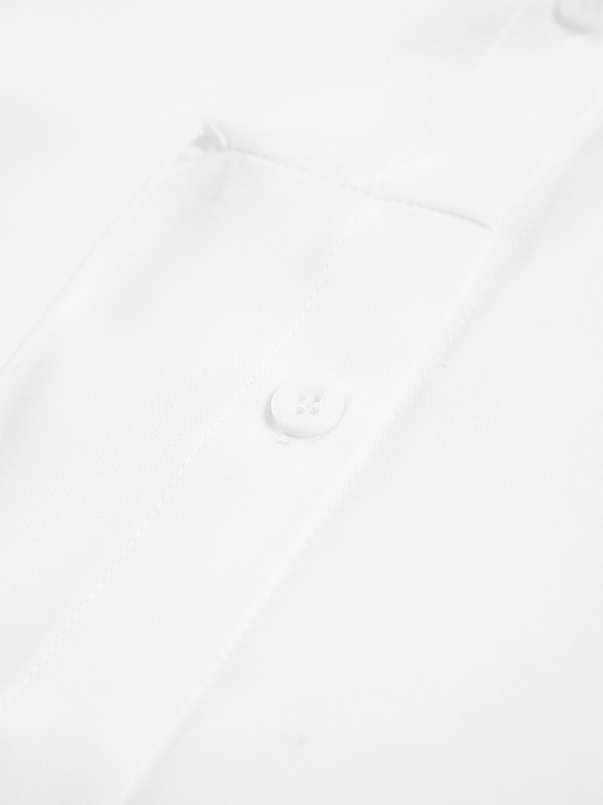 Women's Long Sleeve Button Down Shirt Cotton White