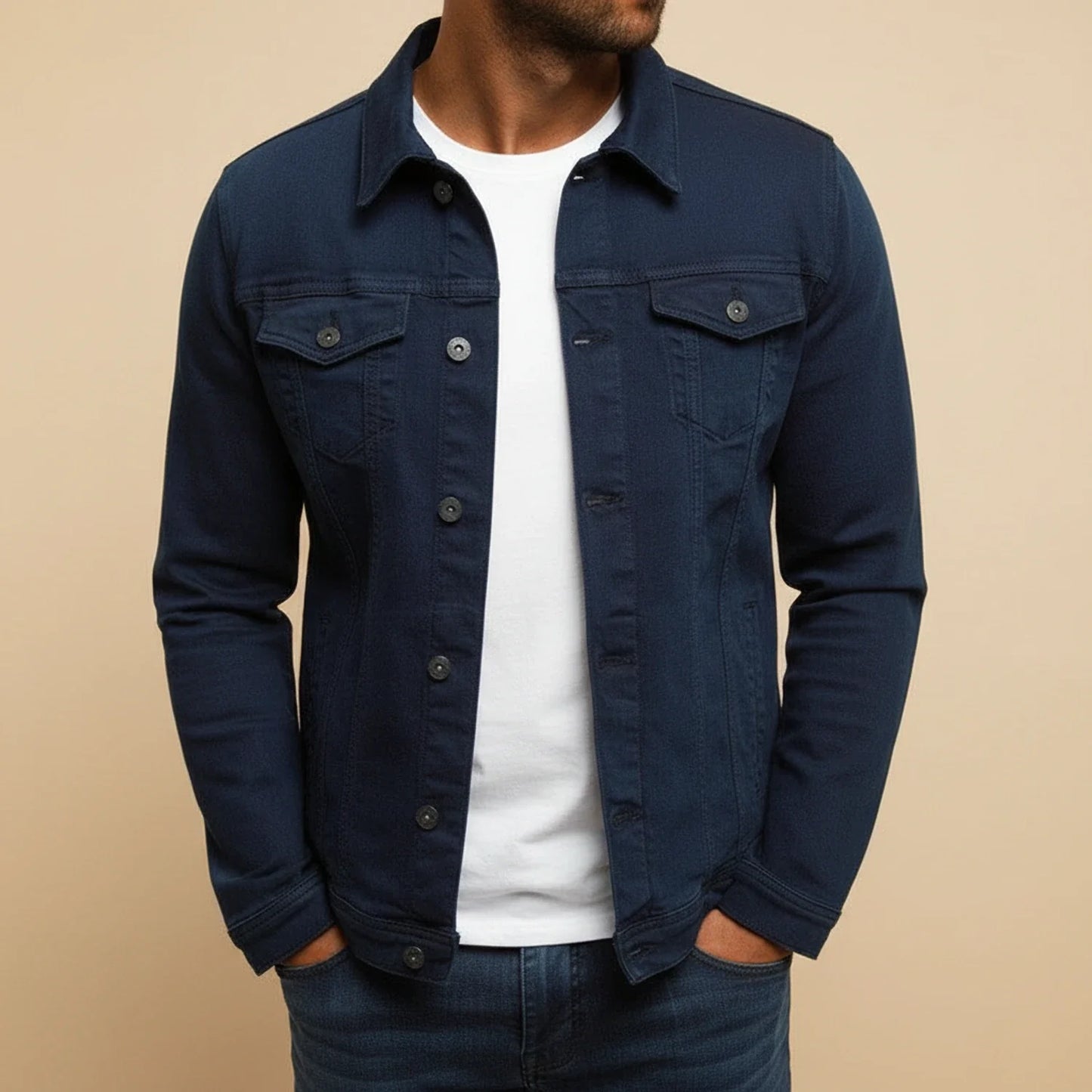 Men's Button Down Casual Jacket