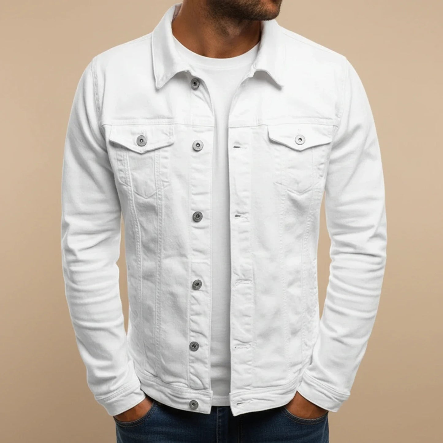 Men's Button Down Casual Jacket