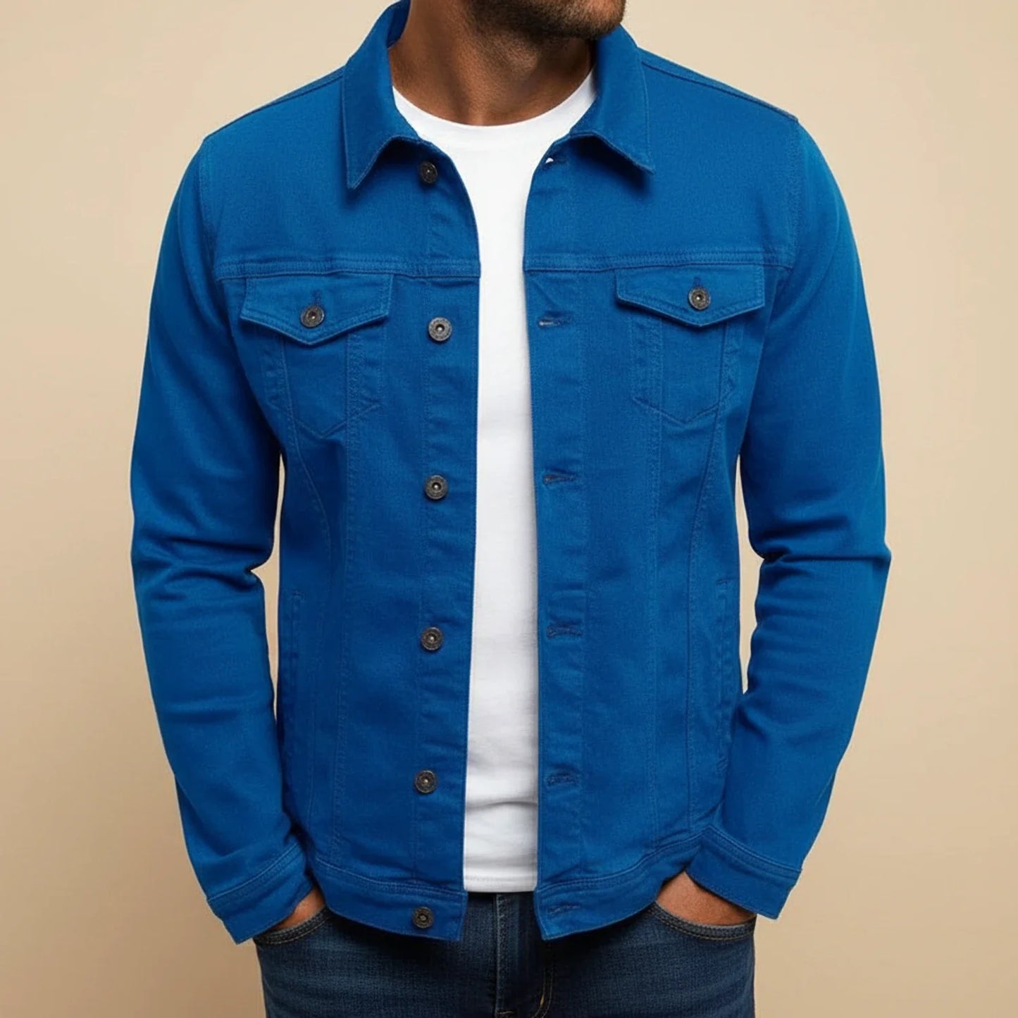 Men's Button Down Casual Jacket