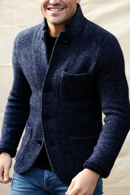 Men's Casual Stand Collar Jacket