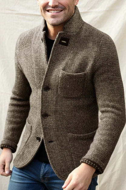 Men's Casual Stand Collar Jacket