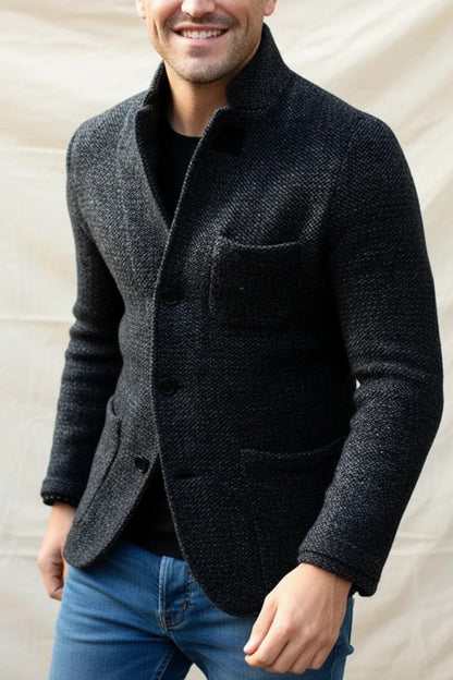 Men's Casual Stand Collar Jacket