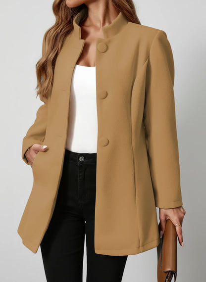 Women's A-Line Button Jacket