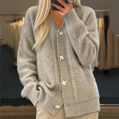 Women's Button Front Knit Cardigan