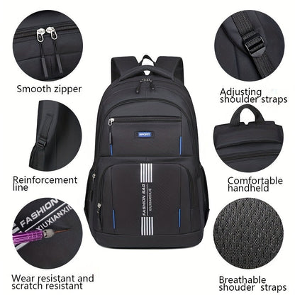 Bennett Men's Leather Backpack Durable