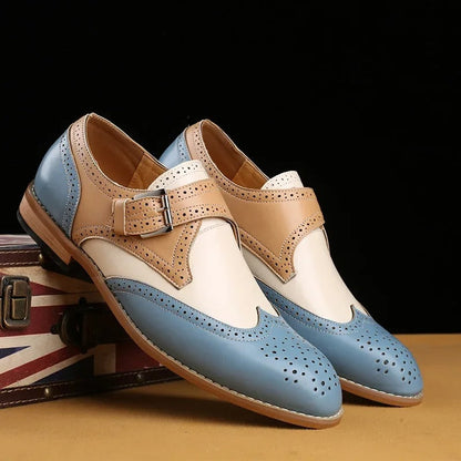 Men's Monk Strap Dress Shoes Buckle