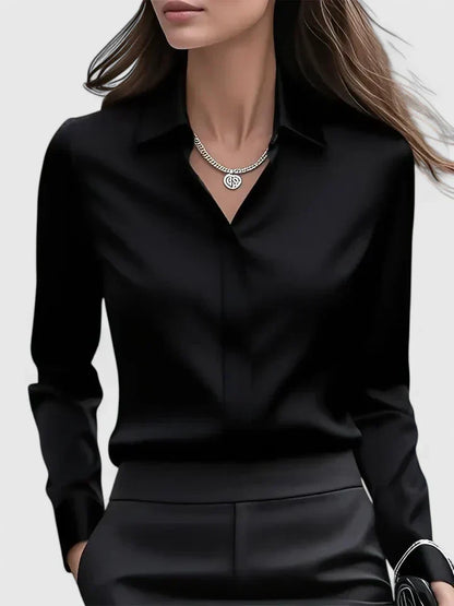Reese | Women's Elegant Button Down Shirt with Concealed Placket