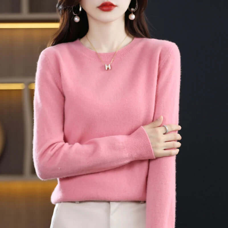 Women's Crew Neck Sweater - Vonnera