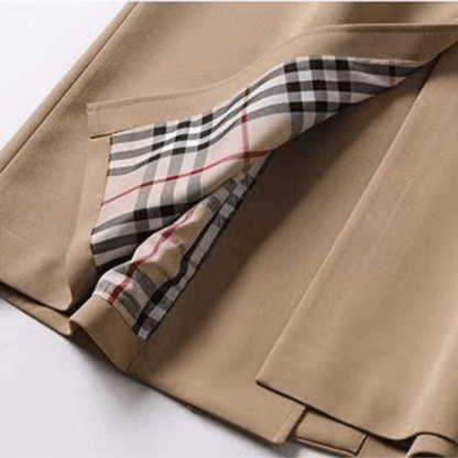 Women's Double-Breasted Trench Coat Classic Water-Resistant