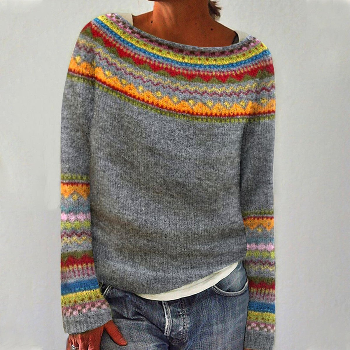 Kirra Women's Retro Sweater Autumn - Vonnera