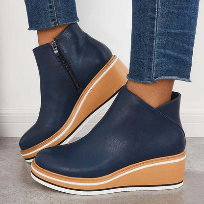 Women's Modern Luxe Leather Boots - Vonnera
