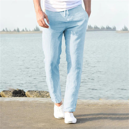 Men's Linen Casual Trousers