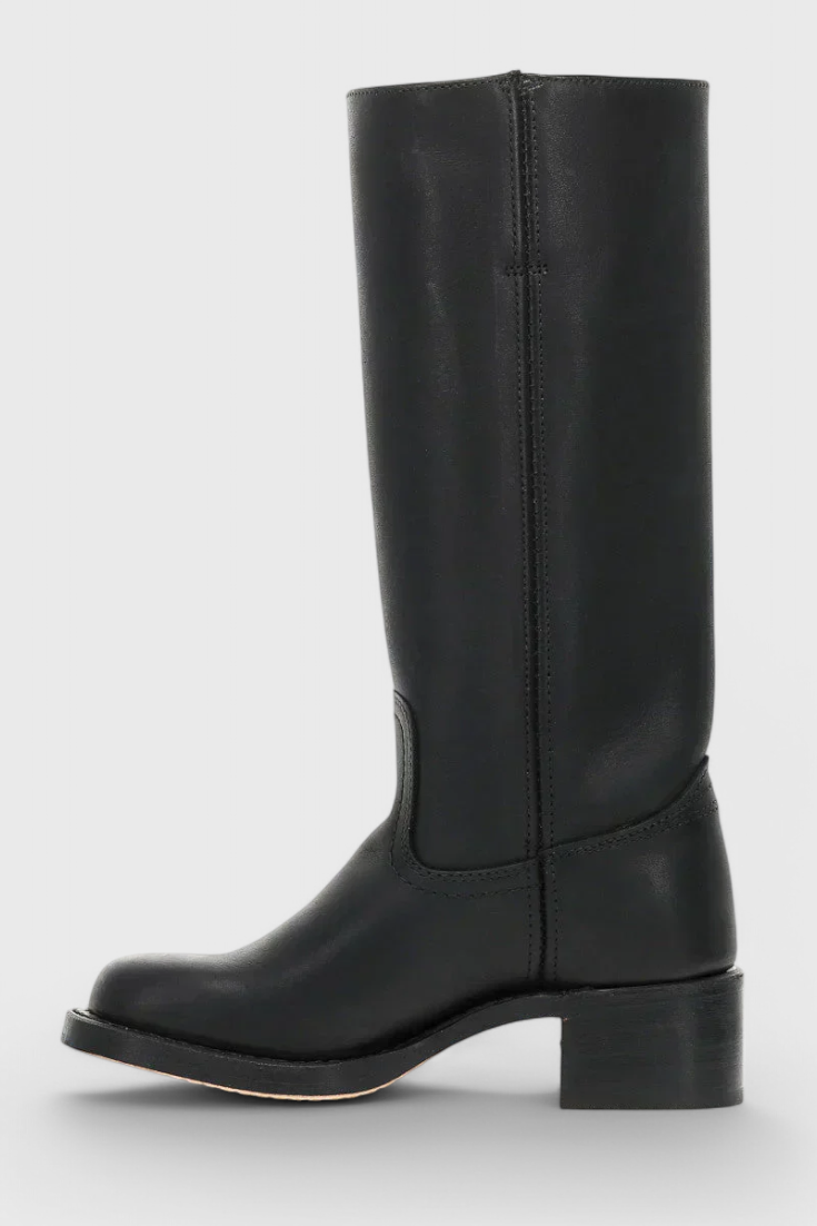 Women's Block Heel Boots Stacked Heel