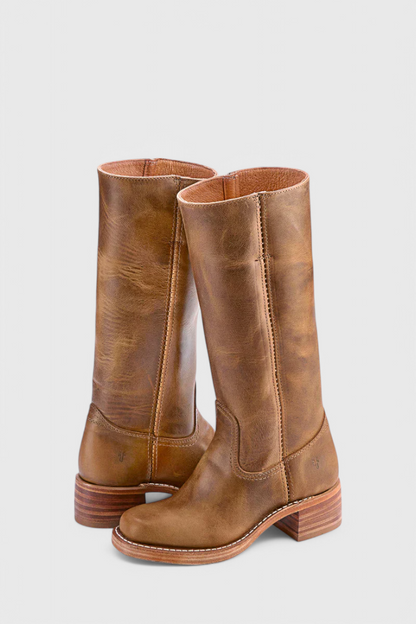 Women's Block Heel Boots Stacked Heel