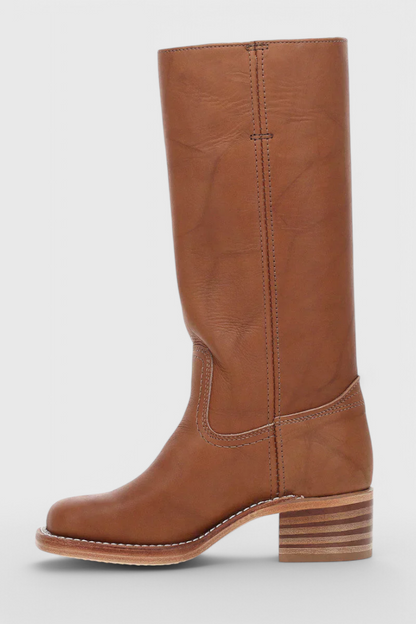 Women's Block Heel Boots Stacked Heel