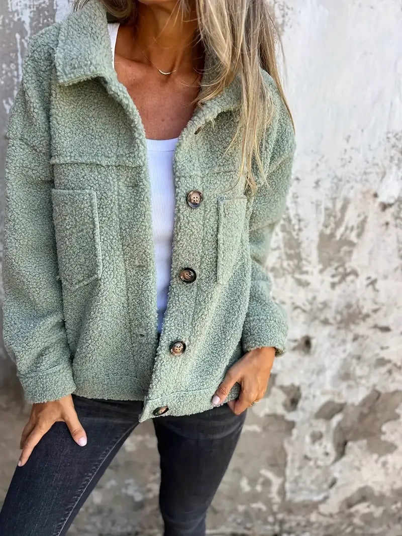 Image of Candice | Women's Button-Down Relaxed Fit Jacket