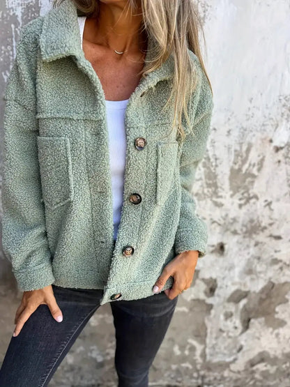 Image of Candice | Women's Button-Down Relaxed Fit Jacket