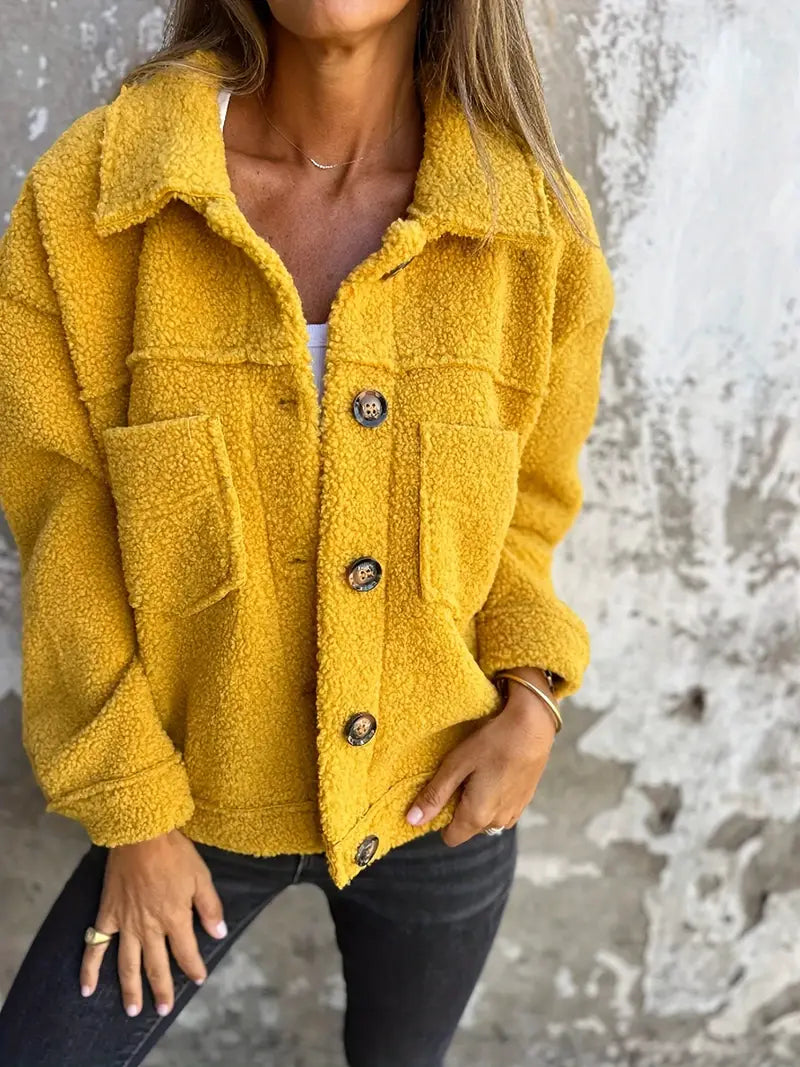 Image of Candice | Women's Button-Down Relaxed Fit Jacket