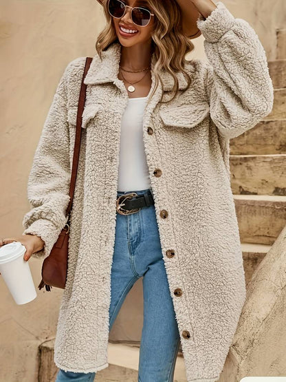 Image of Carmen | Women's Oversized Teddy Coat