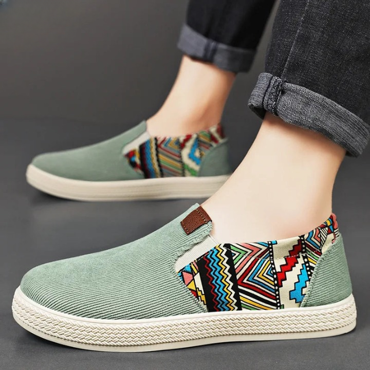 Marcus Men's Canvas Slip On Loafers