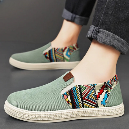 Marcus Men's Canvas Slip On Loafers