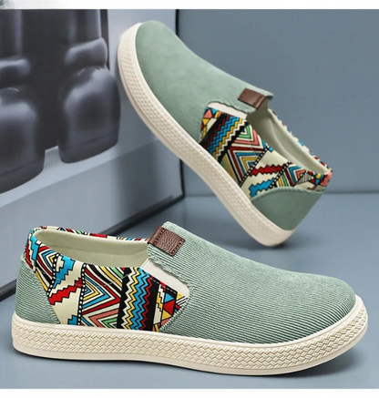 Marcus Men's Canvas Slip On Loafers