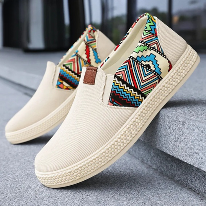 Marcus Men's Canvas Slip On Loafers - Vonnera