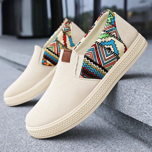 Marcus Men's Canvas Slip On Loafers - Vonnera