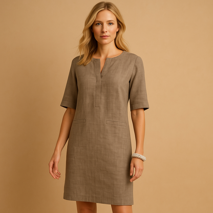 Casual chic lightweight dress for women with an airy flattering fit, perfect for daily wear, dinners, and weekend outings.