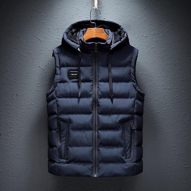 Men's Lightweight Hooded Vest Breathable Core Warmth - Vonnera