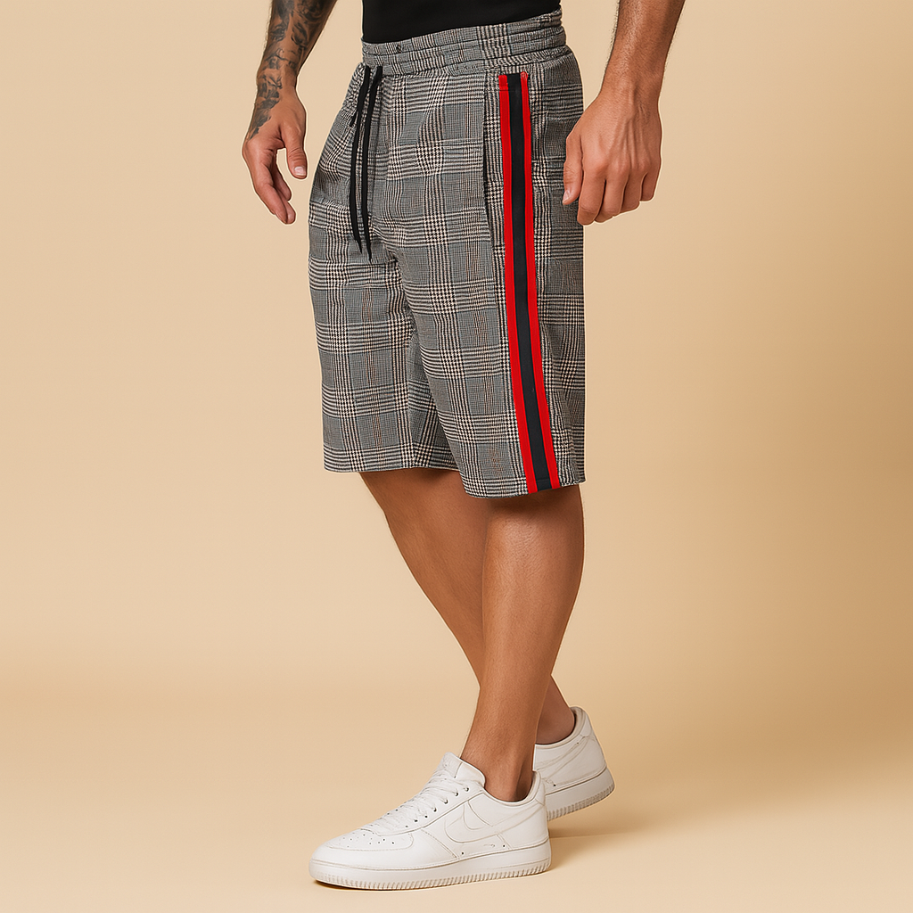 Men’s casual modern fit shorts with elastic waistband, ideal for everyday wear, relaxed weekends, and summer outings