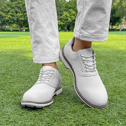 Classic Golf Brogues Leather Brown