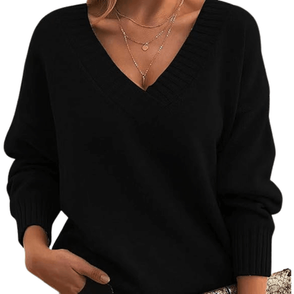 Women's Classic V-Neck Sweater