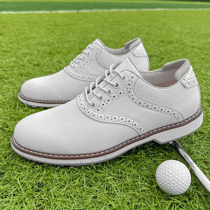 Classic Golf Brogues Leather Brown