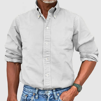 Men's Long Sleeve Shirt Classic Cotton