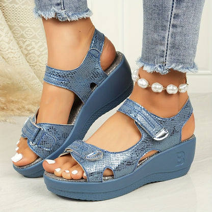 Hadley Women's Adjustable Wedge Sandals
