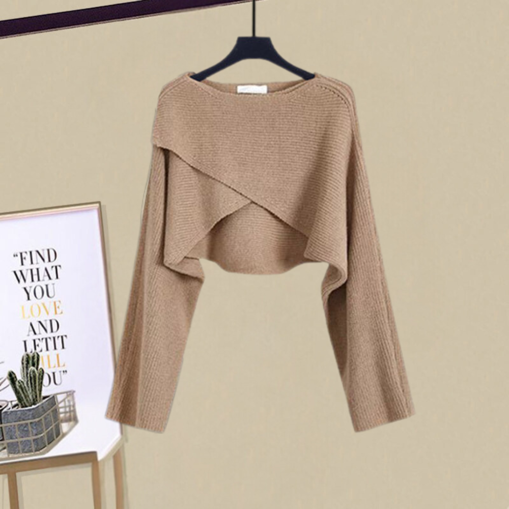 Image of Charlene | Women's Cropped A-Line Dress Set
