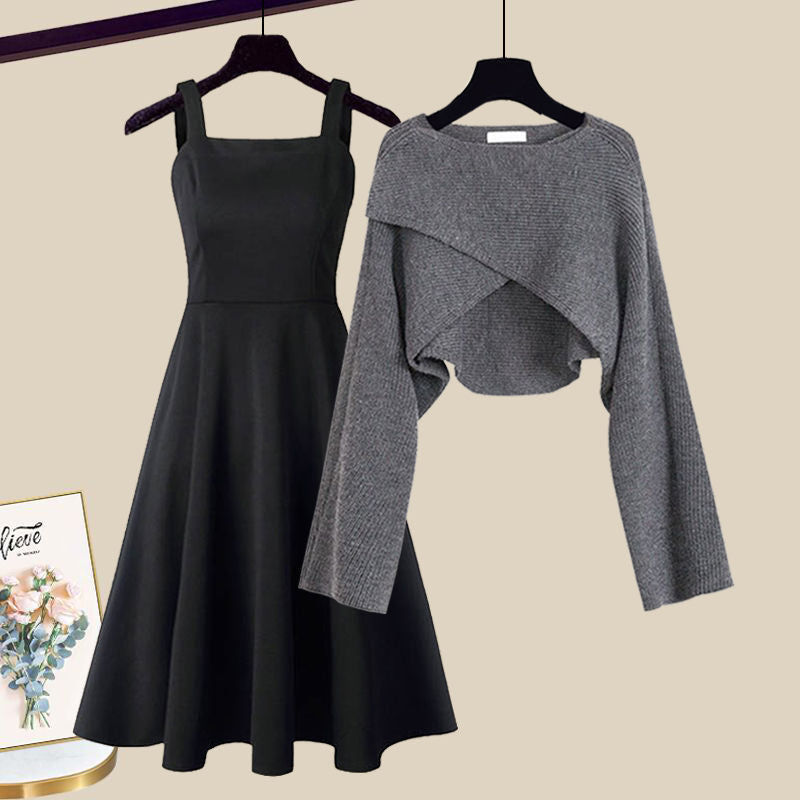 Image of Charlene | Women's Cropped A-Line Dress Set