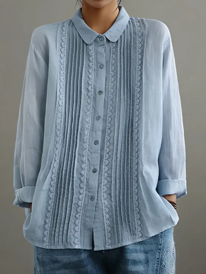 Image of Charlene | Women's Long Sleeve Button-Down Shirt
