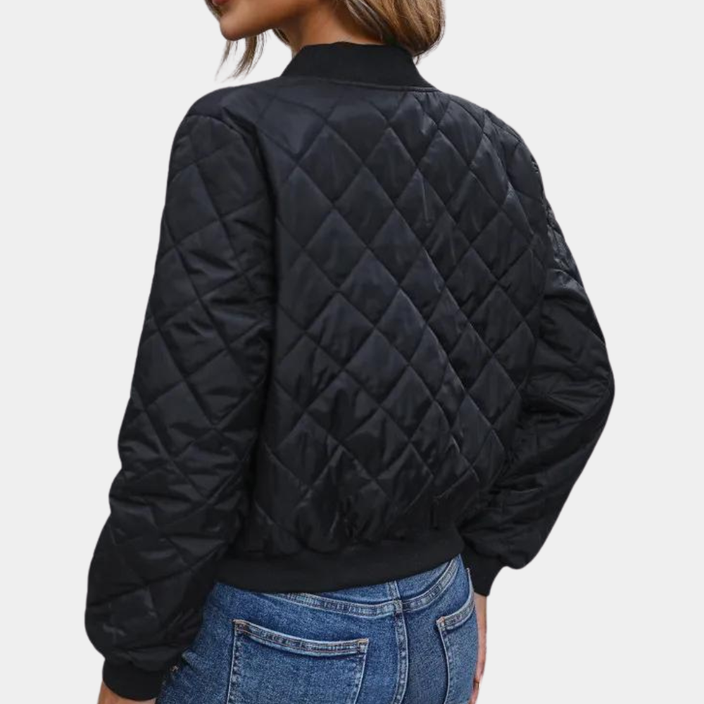 Image of Charlotte | Women's Quilted Bomber Jacket